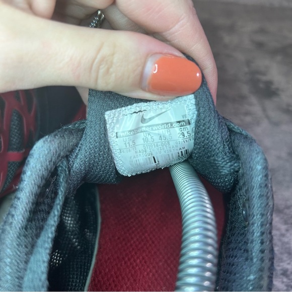 Nike Relentless 2 Running Shoes 511914-008 Mens sz 11.5 - grey/red - Picture 6 of 6